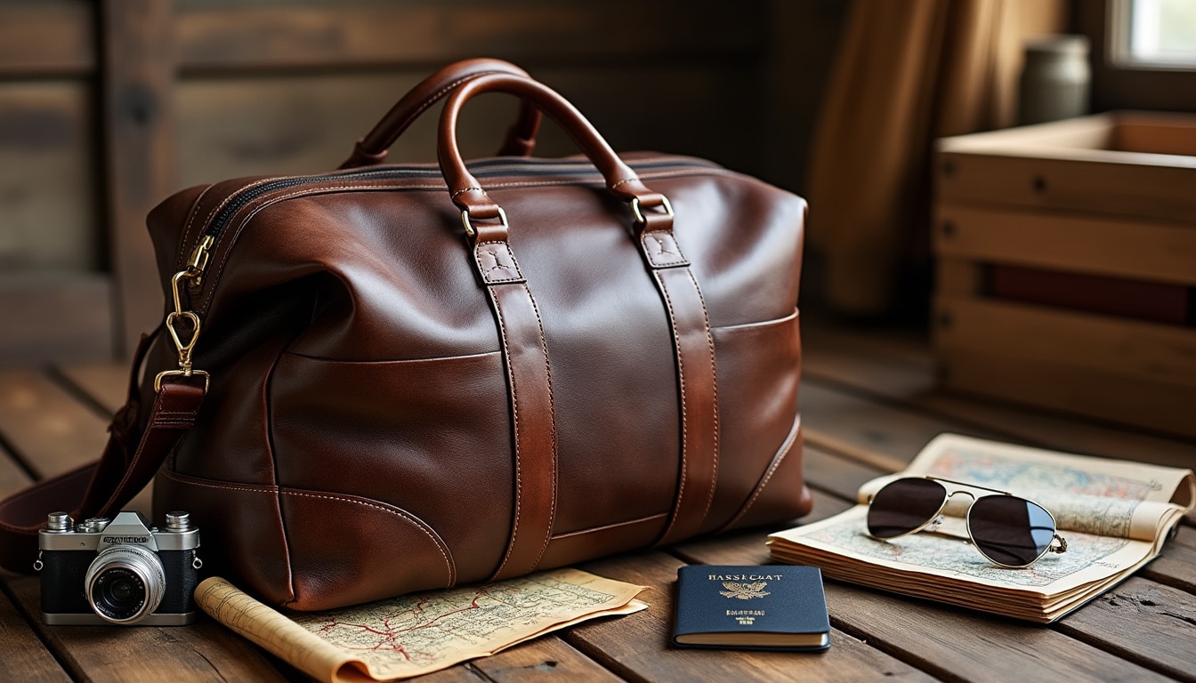 découvrez comment choisir le meilleur sac de voyage en cuir pour vos aventures. notre guide vous présente les critères essentiels à prendre en compte, des styles variés aux conseils d'entretien, pour voyager avec élégance et praticité.