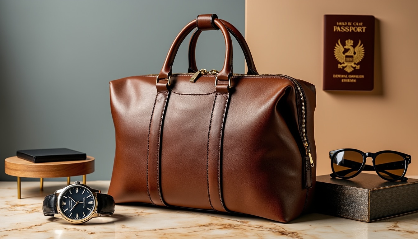 découvrez notre sélection de sacs de voyage de luxe pour homme, alliant élégance et fonctionnalité. optez pour le choix essentiel qui rehaussera votre style haut de gamme, que ce soit pour un week-end escapade ou un voyage d'affaires.