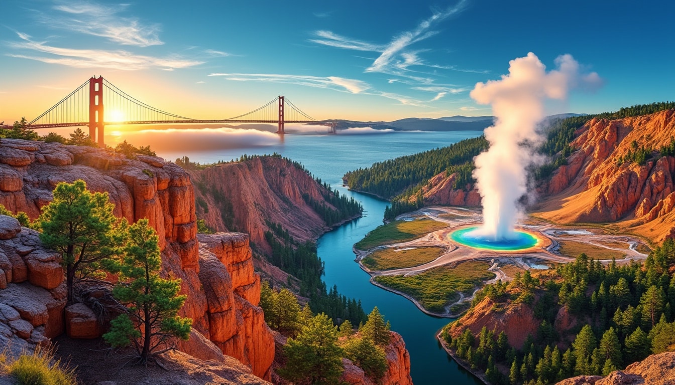 partez pour un voyage organisé inoubliable aux états-unis et explorez les meilleures destinations du pays. des parcs nationaux aux grandes villes, vivez une aventure unique au cœur de la culture américaine.