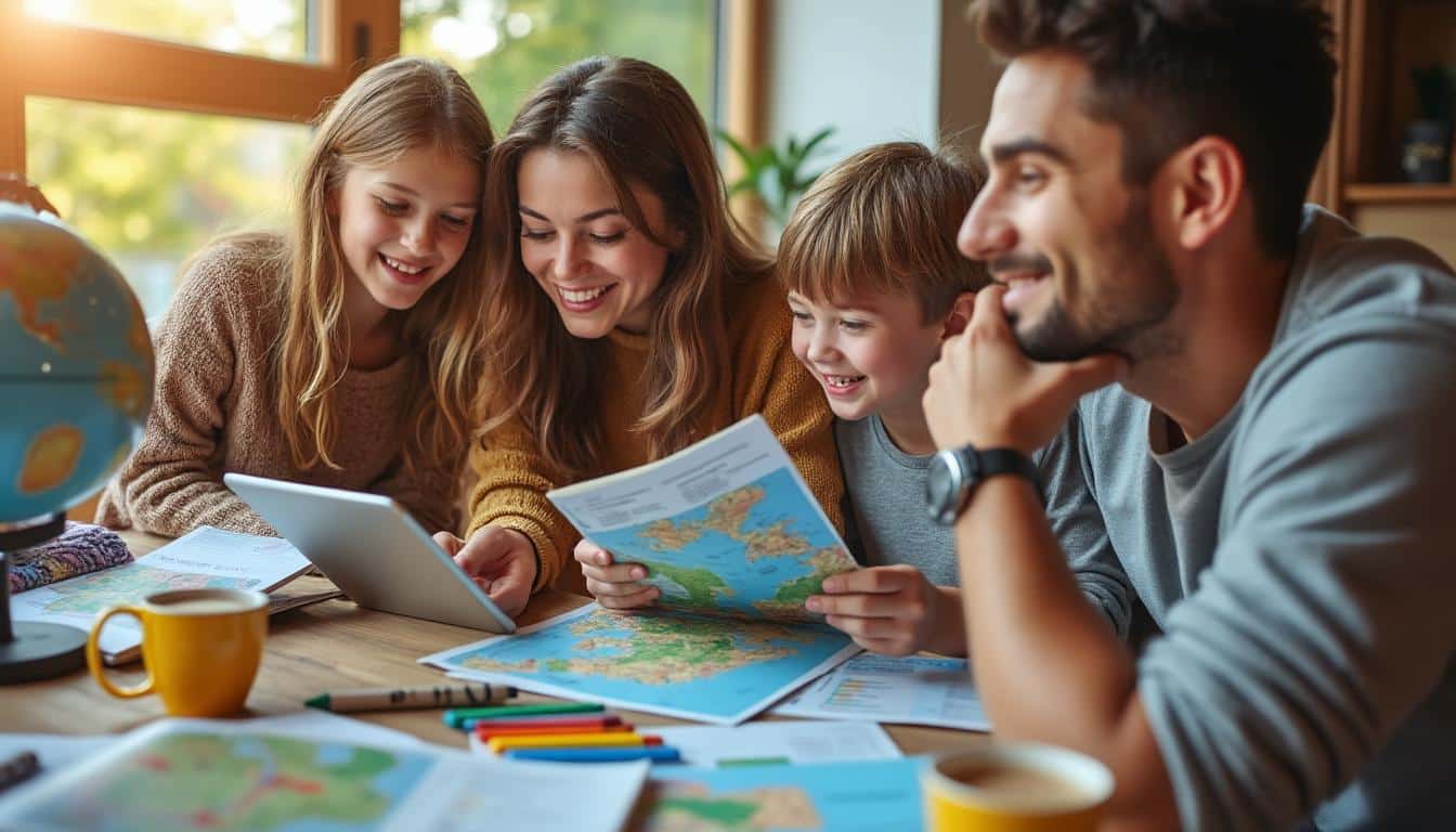 Illustration: Choisir la destination idéale pour organiser un voyage familial réussi