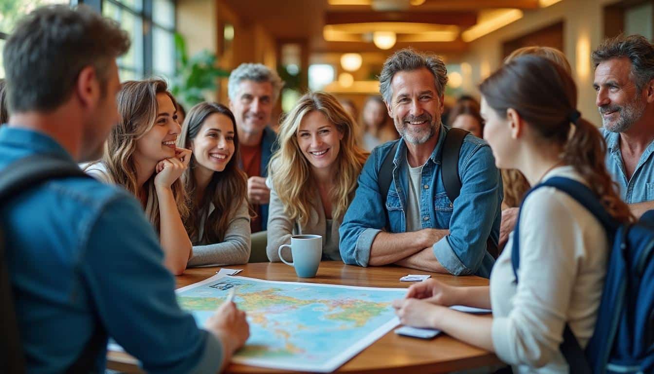 Illustration: Définition et principes du voyage organisé en groupe : explications essentielles