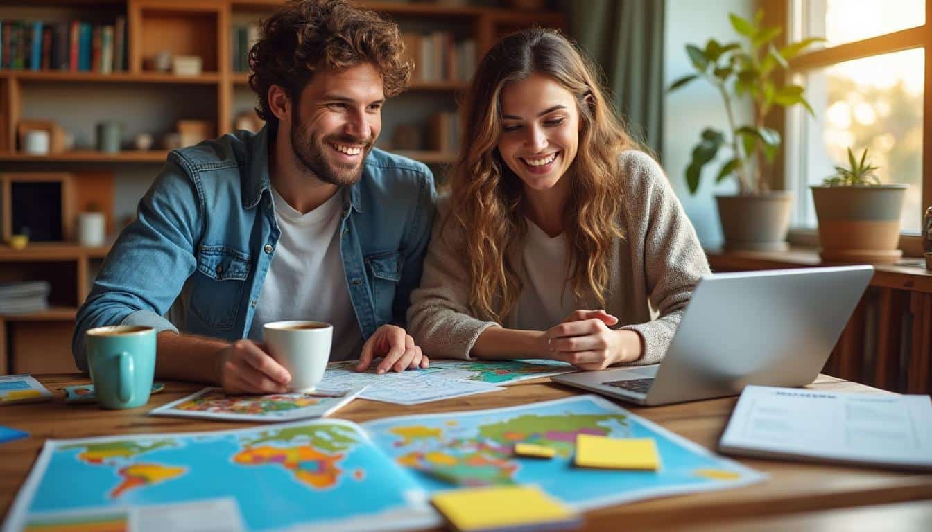 Illustration: Définir les objectifs et choisir la destination de son voyage