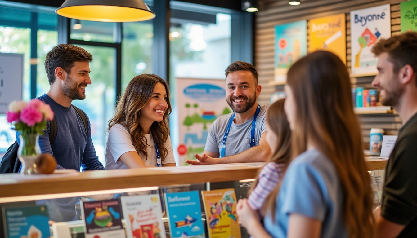 Illustration: Services proposés par l’office de tourisme de Bayonne