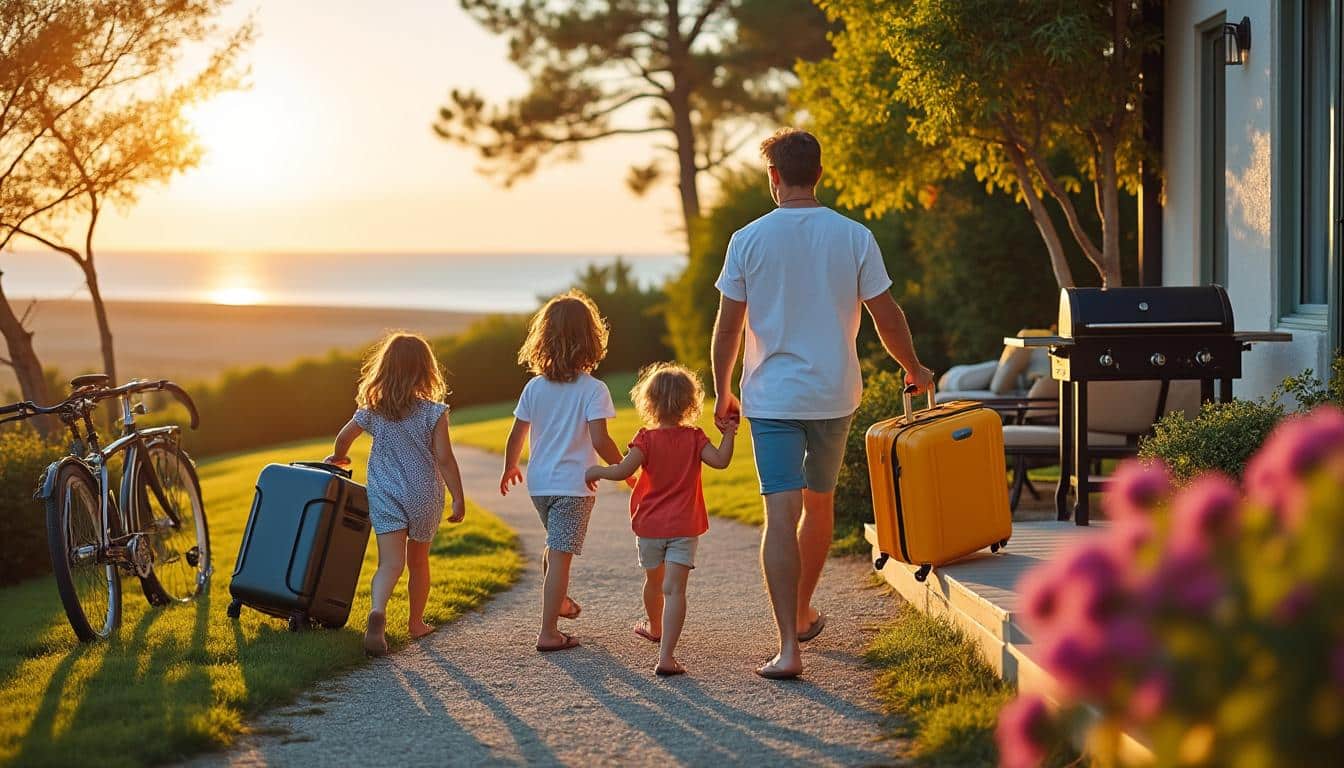 Illustration: Les avantages clés de la location de maison de vacances à 800 mètres de la plage