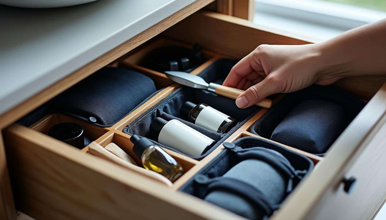 Volume intérieur de la trousse de toilette intégrée : guide complet