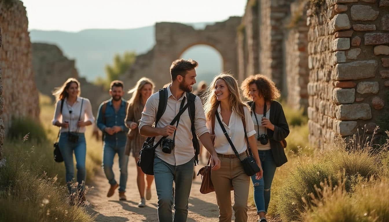 Découvrez comment une cohorte en circuit explore les sites historiques