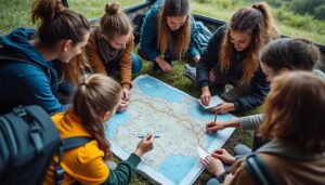 L'organisation d'un itinéraire de groupe dans une cohorte circuit