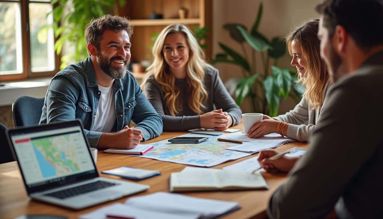 Illustration: Les étapes clés pour organiser un voyage au sein d’une association