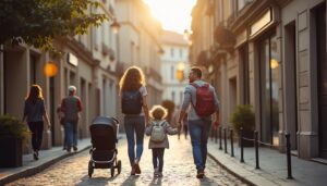 Conseils pratiques pour les circuits européens en famille avec poussette