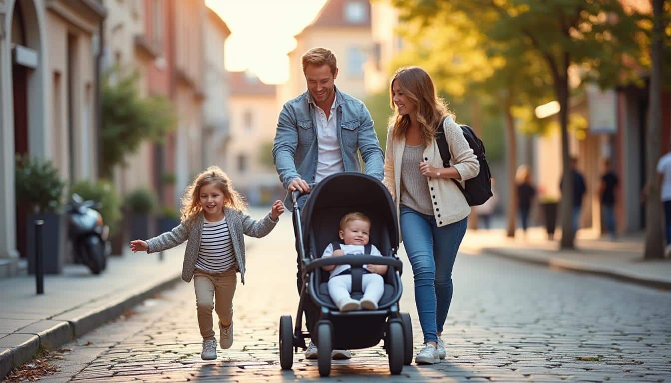 Quelles destinations sont adaptées aux familles voyageant avec poussette et bébés ?