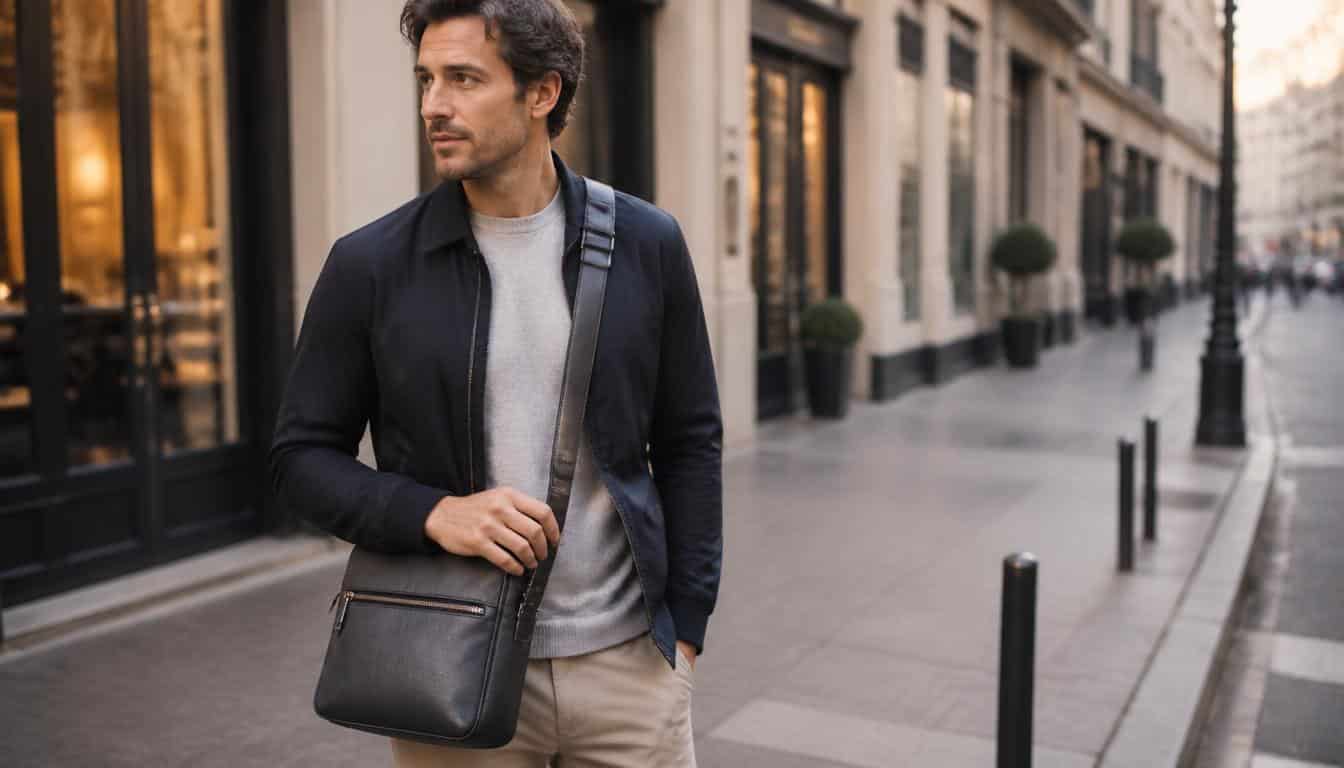 Bien choisir un sac bandoulière pour homme au quotidien